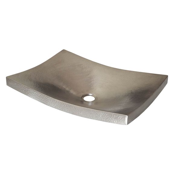 Native Trails CPS557 Kohani 20" Rectangular Copper Vessel Bathroom Sink - Nickel