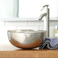 thumbnail image 1 of Native Trails Cps66 Maestro Petit 12-1/2" Circular Copper Vessel Bathroom Sink - Nickel, 1 of 3