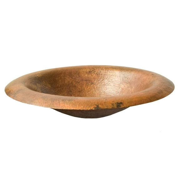 Native Trails Cps86 Maestro Lotus 18" Oval Copper Drop In Bathroom Sink - Copper
