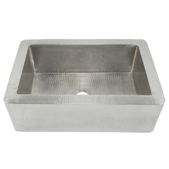 Native Trails Farmhouse Brushed Nickel 33-inch Kitchen Sink - 33" x 22" x 10.5"