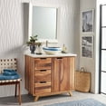 thumbnail image 1 of Native Trails MG1605-SY Murano Roma 16" Circular Glass Vessel Bathroom Sink - Seaspray, 1 of 5