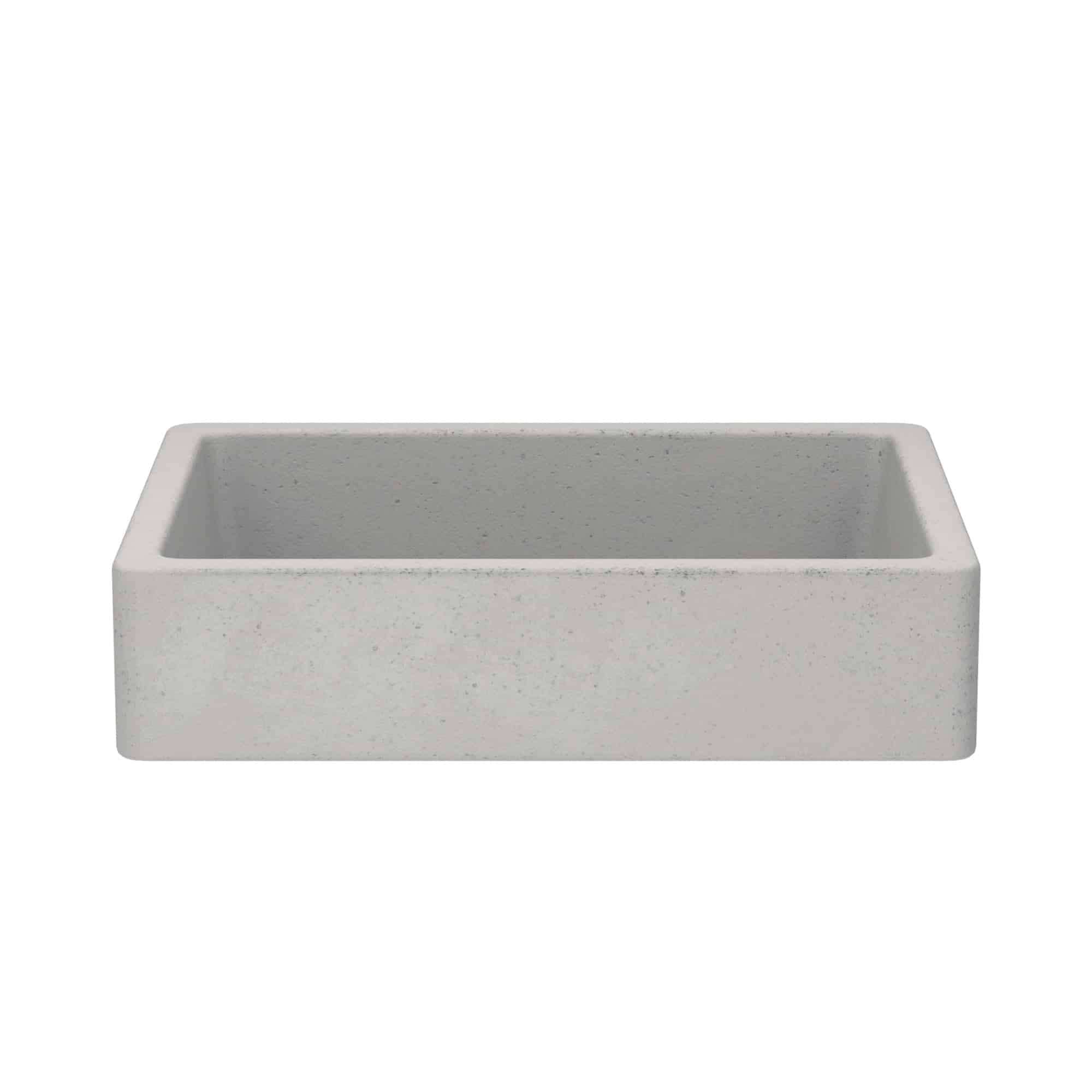 19.5" Matte Copper Stone Rectangular Undermount Sink
