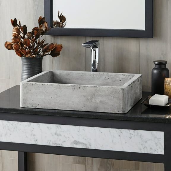 Native Trails NSL1915 Matte NativeStone 19-1/2in Rectangle Undermount Sink