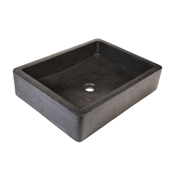 Native Trails NSL1915-S Nipomo 19.5-in NativeStone Bathroom Sink, Slate