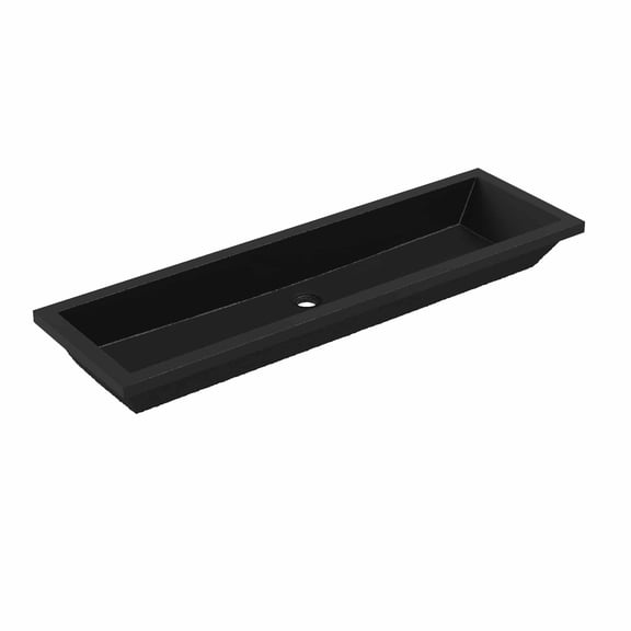 Native Trails NSL4915-C Nativestone 49" Rectangular Concrete Undermount Bathroom Sink -