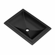 Native Trails Nativestone Concrete Bathroom Sink With Charcoal Finish NSL2216-C