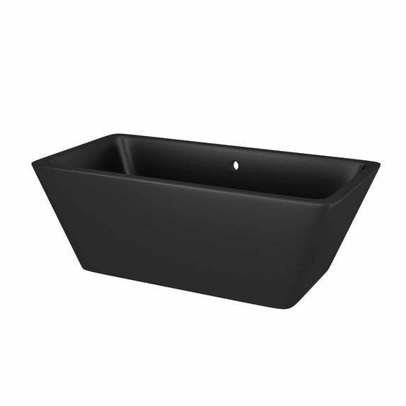 Native Trails Nativestone Concrete Bathtub With Charcoal Finish NST6634-C