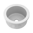 thumbnail image 1 of Native Trails Nsb1407 Nativestone 14" Undermount Single Basin Concrete Bar Sink - Pearl, 1 of 7