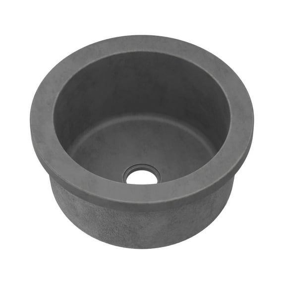 Native Trails Nsb1407 Nativestone 14" Undermount Single Basin Concrete Bar Sink - Slate