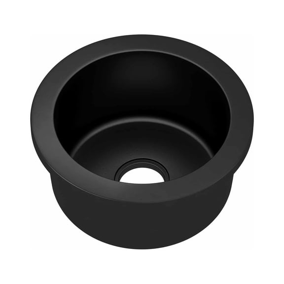 Native Trails Nsb1607 Nativestone 16" Undermount Single Basin Concrete Bar Sink - Charcoal