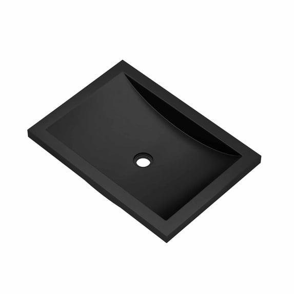 Native Trails NSL2014-C Nativestone 20-3/4" Rectangular Concrete Undermount Bathroom Sink