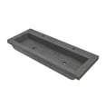 thumbnail image 1 of Native Trails Nsl4819 Nativestone 48" Trough Rectangular Concrete Drop In Bathroom Sink -, 1 of 7