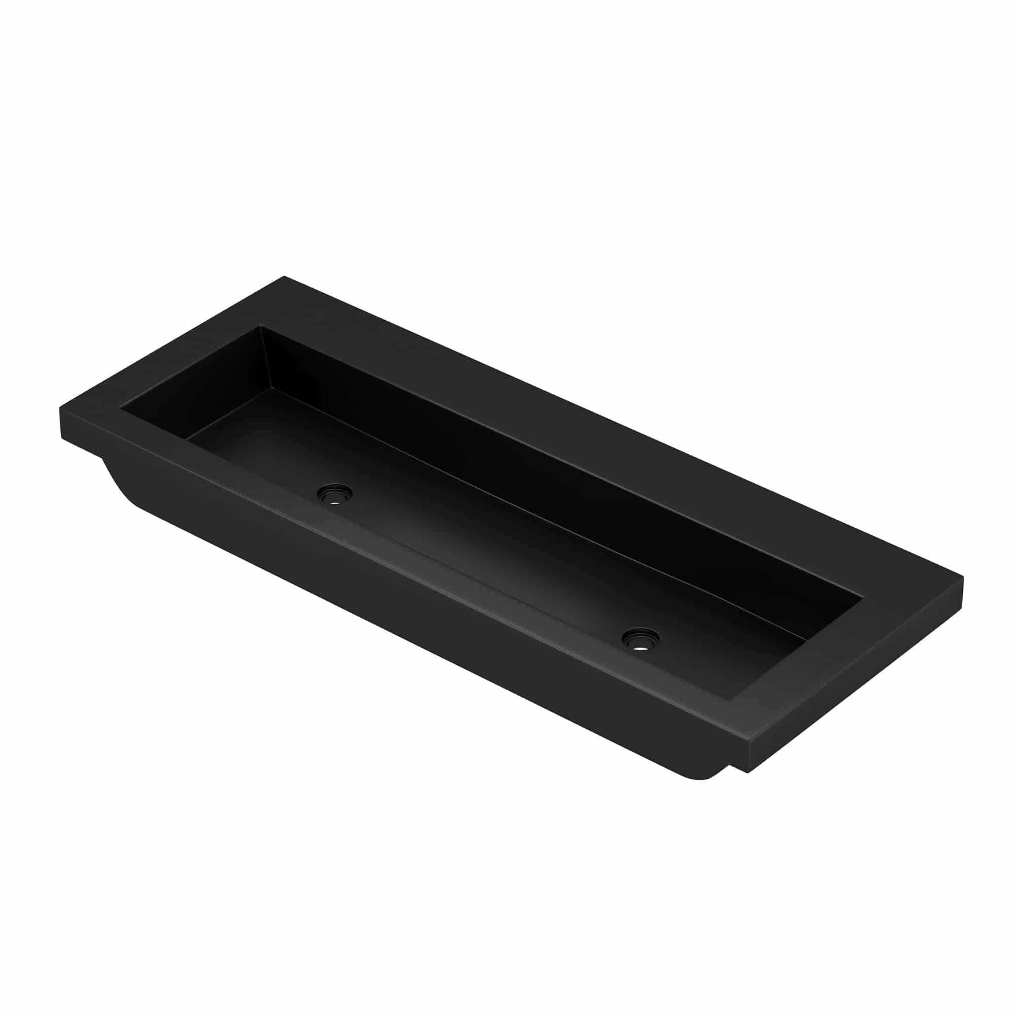 Native Trails NSL4819-CX Nativestone 48" Rectangular Concrete Drop In Bathroom Sink -