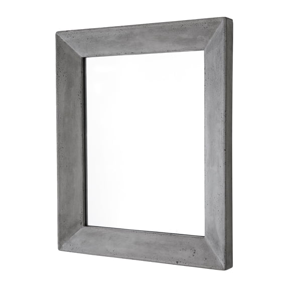 Native Trails Portola Rectangle Concrete Mirror - 22" x 26" x 1.75" ASH A Brown