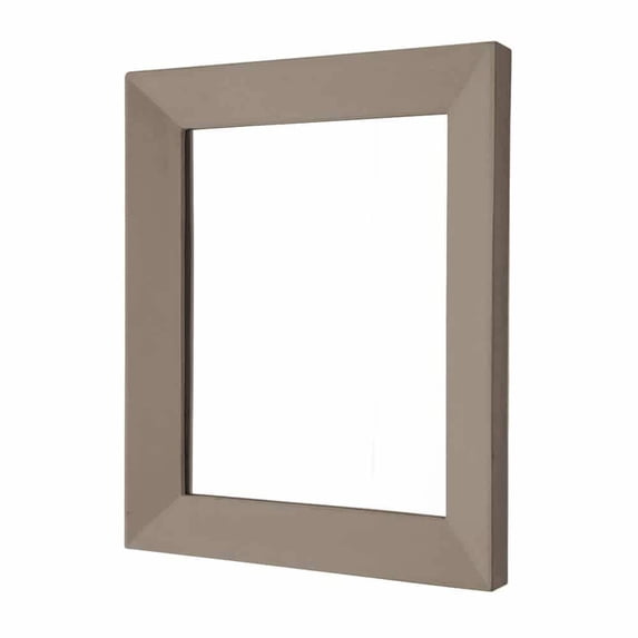 Native Trails Portola Rectangle Concrete Mirror Earth A Brown, Grey