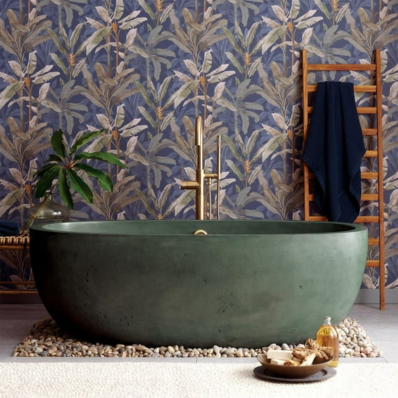 Native Trails Nst6636 Nativestone 66" Free Standing Concrete Soaking Tub - Forest