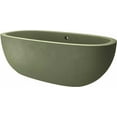 thumbnail image 1 of Native Trails NST7236-G Nativestone 72" Free Standing Concrete Soaking Tub - Sage, 1 of 7