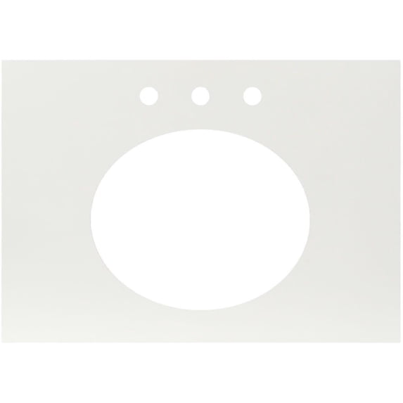 Native Trails Nsv30-O Nativestone 30" Stone Composite Vanity Top - Pearl