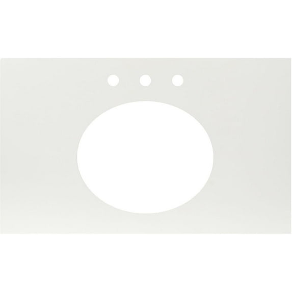 Native Trails Nsv36-O Nativestone 36" Stone Composite Vanity Top - Pearl