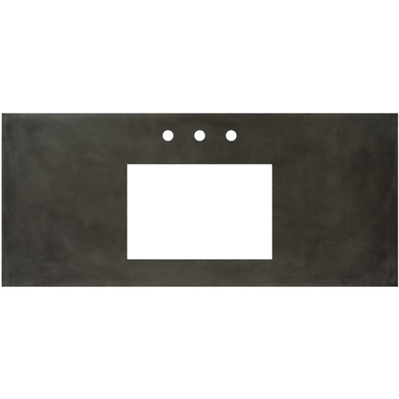 Native Trails Nsv48-R Nativestone 48" Stone Composite Vanity Top - Slate