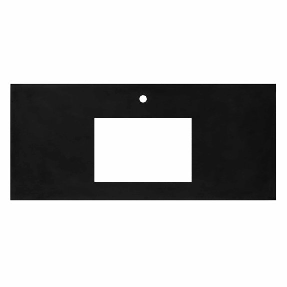 Native Trails Nsv48-R1 Nativestone 48" Stone Composite Vanity Top - Charcoal
