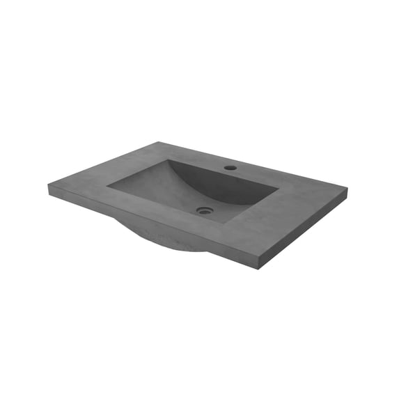 Native Trails NSVNT30-S1 Palomar 30" Nativestone Concrete Vanity Top - Slate