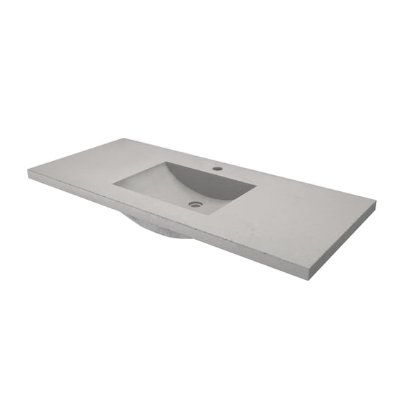 Native Trails NSVNT48-A1 Palomar 48" Nativestone Concrete Vanity Top - Wood