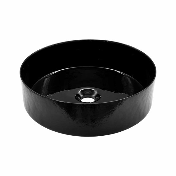 Native Trails Glass Bathroom Sink With Abyss Finish MG1616-AS