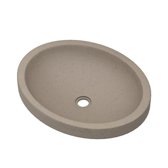 Native Trails Tolosa New NativeStone Drop-in/ Undermount Bathroom Sink - 19" x 16" x 4.75" Earth N/A