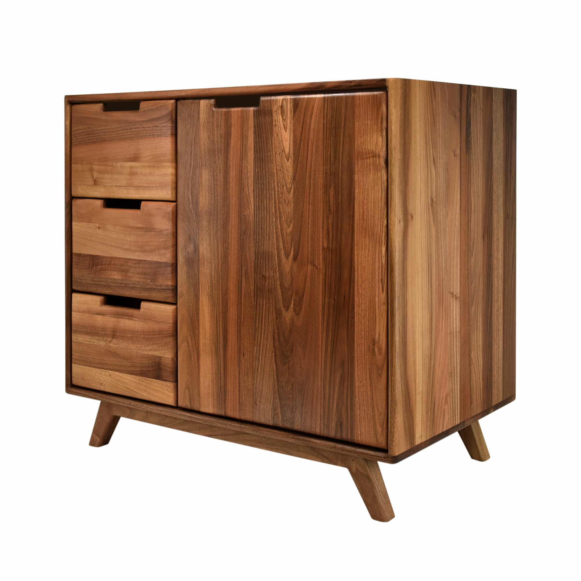 Topanga 36" Walnut Single Freestanding Vanity Base with Storage