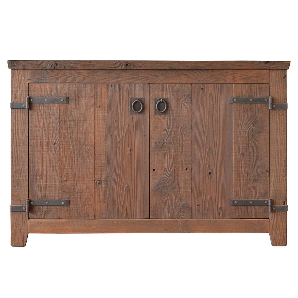 Chestnut Solid Wood 48" Freestanding Vanity Base