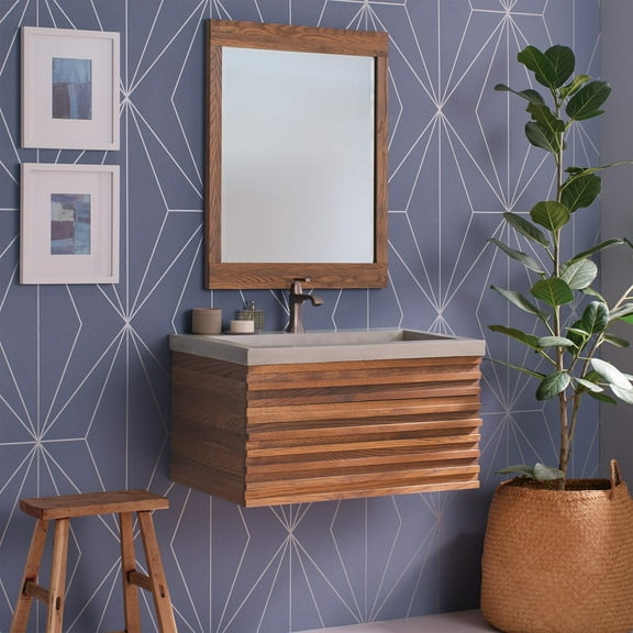 Native Trails Vnm20 Winemaker 30" Single Wall Mounted Vanity Cabinet Only - Wood