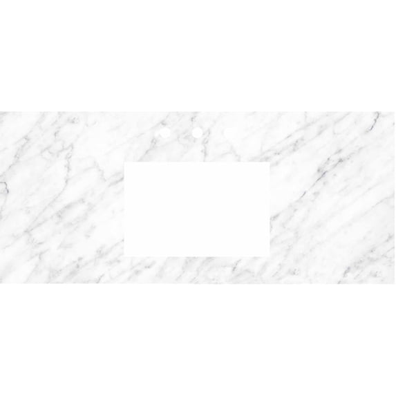 Native Trails Vnt48-R 49" Marble Vanity Top - Carrara