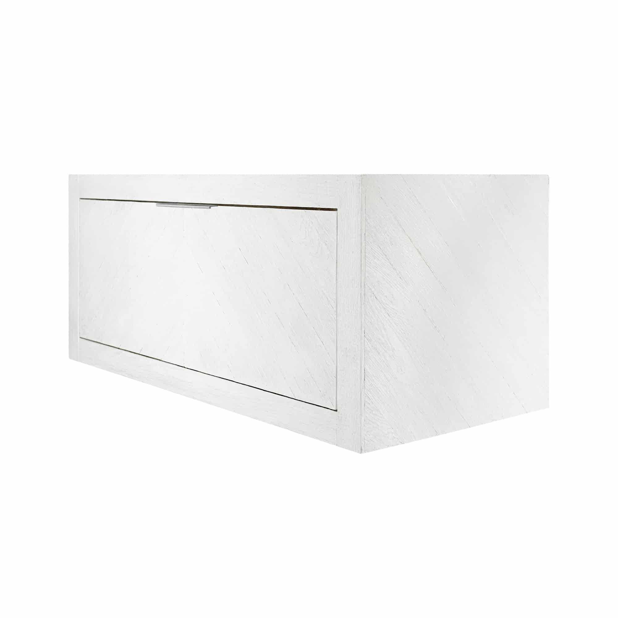 Blanc Oak 36" Wall-Mounted Single Bathroom Vanity