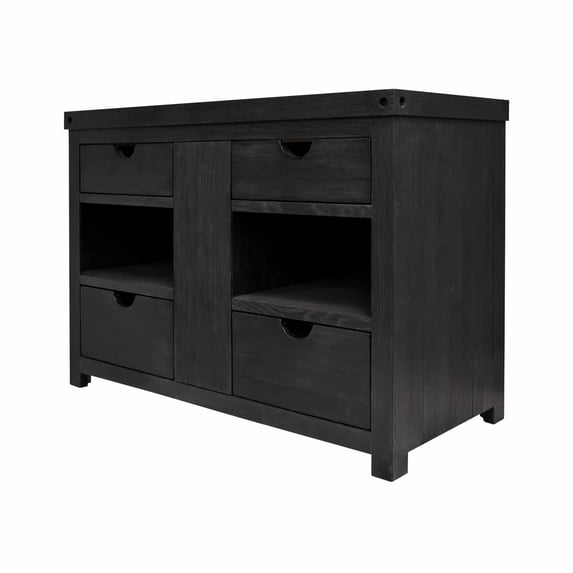 Native Trails VNW488 Vintner's 48" Single Free Standing Vanity Cabinet Only - Noir