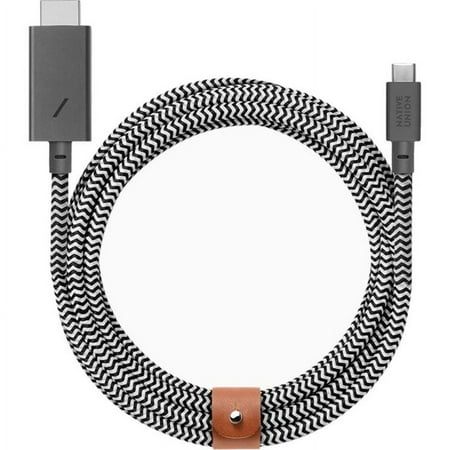 Native Union - 10' External C to HDMI 4k Cable - Zebra