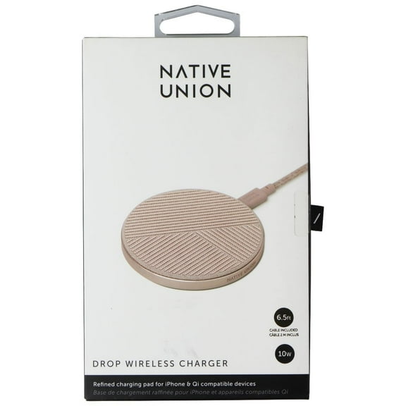 Native Union (10W) Drop Wireless Charging Pad - Rose