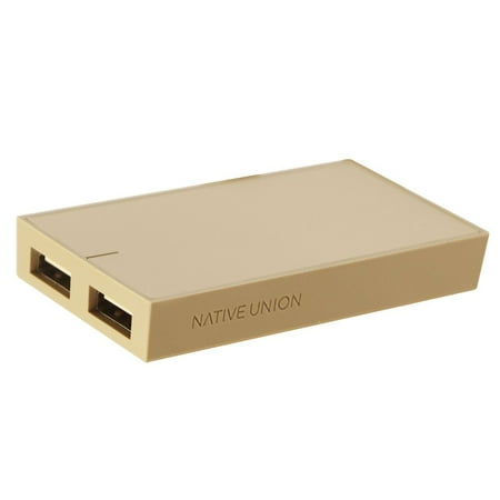 Native Union 3.1A Smart Wall Charger/Adapter with Dual USB Ports - Taupe