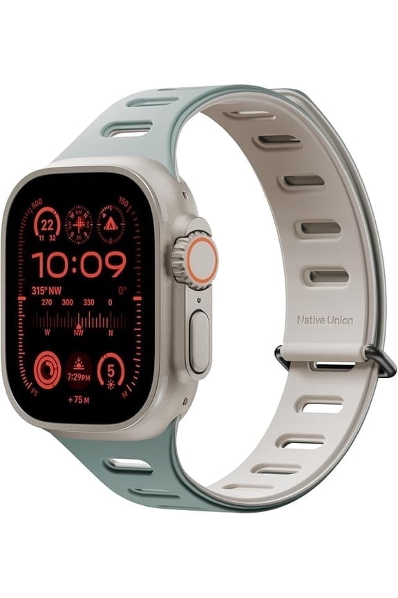 Active Band | Magnetic – Double Sided Strap for Apple Watch 44/45/46/49mm(Slate Green)