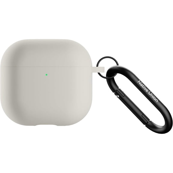 Native Union Active Case for AirPods 4 – Active Noise Cancellation – Silky Matte Case (Sandstone)