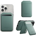 thumbnail image 1 of Native Union Active Wallet Stand – Strong Magnetic 4-Card Wallet for Smart Phones (Slate Green), 1 of 7