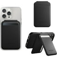 thumbnail image 1 of Native Union Active Wallet Stand – Strong Magnetic Stick on 4-Card Wallet for Smart Phones (Black), 1 of 7