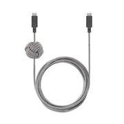 Native Union Anchor Cable 240W   10ft USB C Power Delivery 3.1 Charging Cable  Weighted KnotZebra