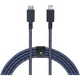 thumbnail image 1 of Native Union Belt Cable - 10ft Ultra-Strong Cable USB Type C for iPhone 13 and earlier (Indigo), 1 of 6