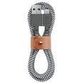thumbnail image 1 of Native Union Belt Cable USB-C to USB-A - 4ft Ultra-Strong Cable with Leather Strap (Zebra), 1 of 8