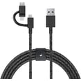 thumbnail image 1 of Native Union Belt Cable Universal - 6.5ft USB-C Charging Cable 3-in-1 Adaptor (Cosmos), 1 of 7