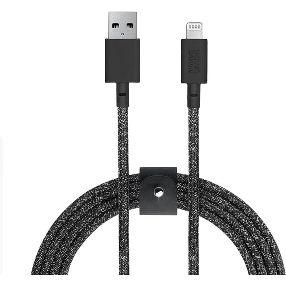 Native Union Belt Cable XL USB-A - 10ft Ultra-Strong Reinforced Charging Cable (Cosmos)