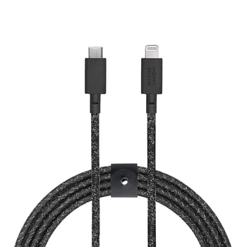 Native Union Belt Cable XL USB-C - 10ft Ultra-Strong Reinforced Charging Cable for iPhone 13 and earlier(Cosmos)