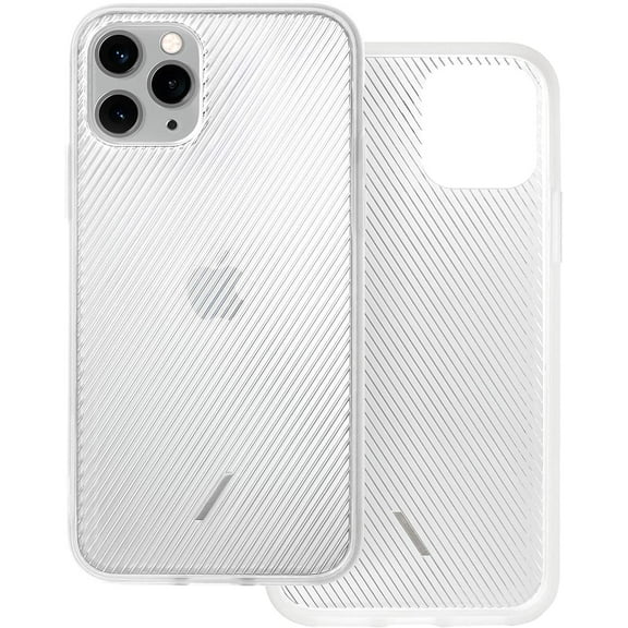 Native Union Clic View Case for iPhone 11 Pro - Transparent Textured Case Lightweight & Form-Fitting Protection with Uniquely Tactile Ribbed Texture Compatible with iPhone 11 Pro (Frost)