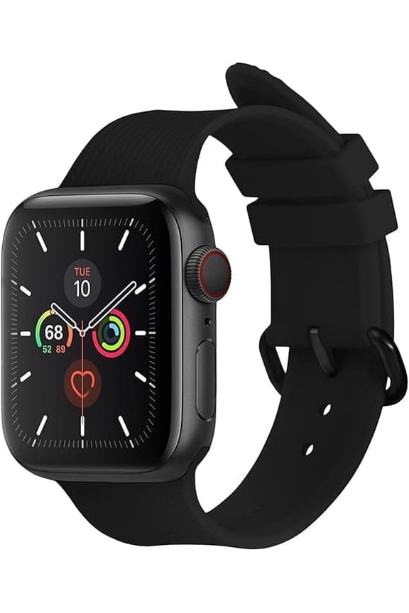 Curve Strap – Water-Resistant Sport Band for Apple Watch 38/40/41/42mm (Black)